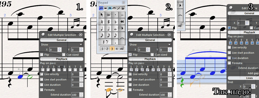Sibelius 7 solution with ties
